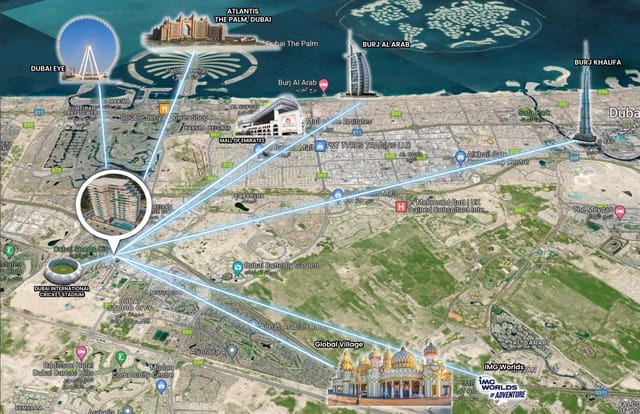 Samana Scenic Golf Oasis - Luxury Apartment in Dubai, Dubai Sports City by Samana Developers