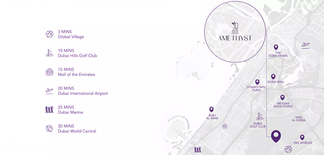 Amethyst by Siroya - Luxury Apartment in Dubai, Dubai Land, Majan, Amethyst by Siroya by Siroya Ventures