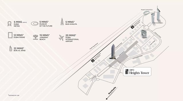 DIFC Heights Tower - DIFC Development - Image 8 of 14