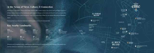 Radiant Elite Tower - Luxury Apartment, Duplex in Abu Dhabi, Al Reem Island, City Of Lights, Radiant Elite Tower by Radiant Enterprises Real Estate