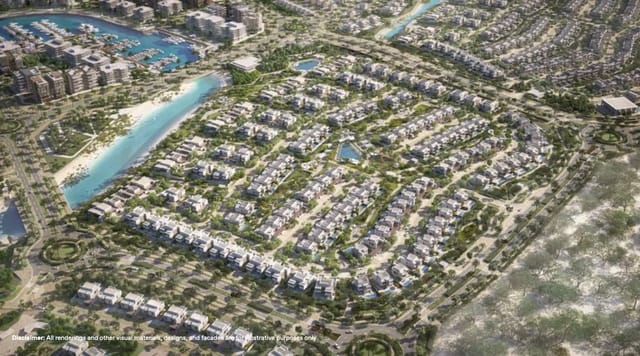 View Bayn Waterway - ORA Development Bayn Waterway - Luxury Townhouse, Villa in Abu Dhabi, Ghantoot by ORA