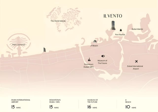 IL VENTO - Luxury Apartment, Penthouse in Dubai, Maritime City, Il Vento by Kora Properties