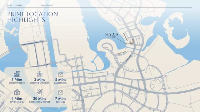 SAAS Heights - Luxury Apartment, Duplex, Penthouse in Abu Dhabi, Al Reem Island, SAAS Heights by Saas Properties