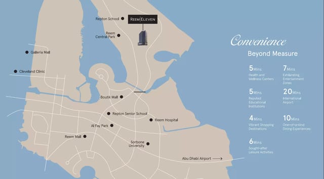 Reem Eleven - Luxury Apartment in Abu Dhabi, Al Reem Island, Shams Abu Dhabi, Reem Eleven by Saas Properties