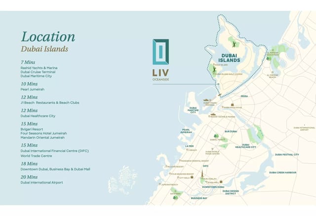 LIV Oceanside - Luxury Apartment, Duplex, Penthouse in Dubai, Dubai Islands by LIV Developers