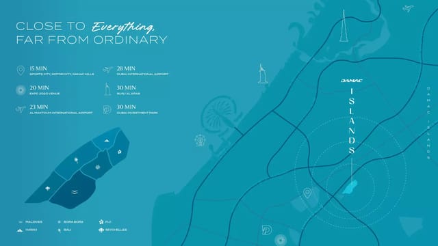 Bora Bora Phase 4 By Damac - Luxury Townhouse, Villa in Dubai, Dubai Land, DAMAC Islands, Bora Bora by Damac Properties