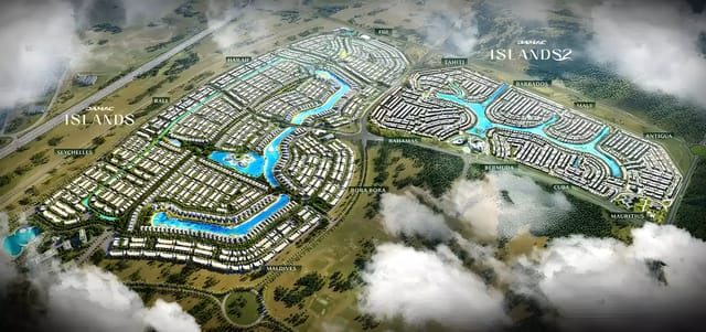 Bahamas - Luxury Townhouse, Villa in Dubai, Dubai Land, DAMAC Islands by Damac Properties