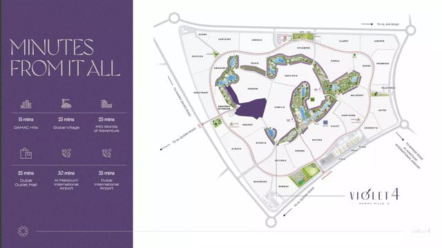 Violet 4 - Luxury Townhouse in Dubai, Damac Hills 2, Violet 4 by Damac Properties