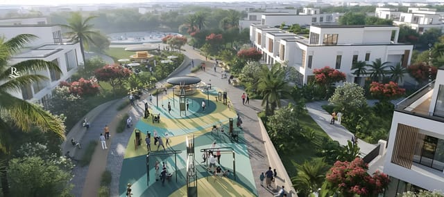 View Damac Riverside - Damac Properties Development Damac Riverside - Luxury Townhouse, Villa in Dubai, Dubai Investment Park (DIP), Dubai Investment Park 2 (DIP 2), Riverside by Damac Properties