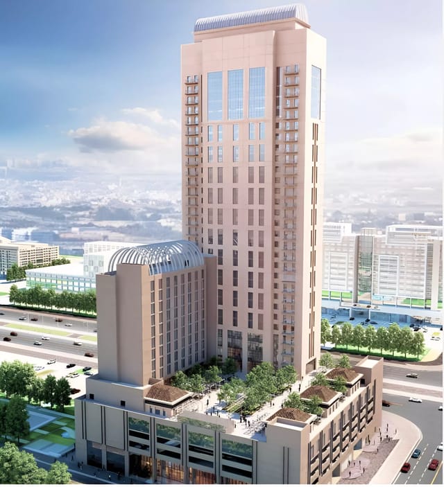 View Courtyard by Marriott - Khamas Group Investment Development Courtyard by Marriott - Luxury Apartment in Dubai, Jumeirah Village Circle by Khamas Group Investment