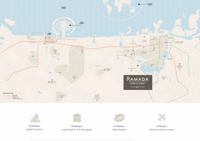 Ramada Residences by Wyndham - Luxury Apartment in Dubai, Al Jaddaf by BNW Developments