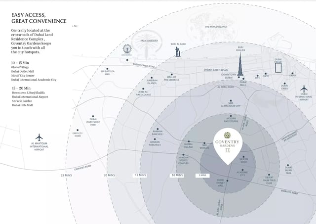 View Coventry Gardens Phase 2 by GFS - GFS Developers Development Coventry Gardens Phase 2 by GFS - Luxury Apartment in Dubai, Dubai Land Residence Complex, Coventry Gardens Phase 2 by GFS Developers