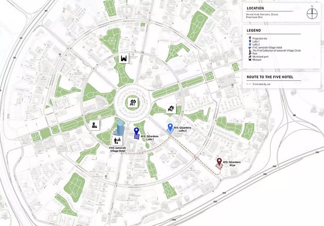 Q Gardens Aliya - Luxury Apartment in Dubai, Jumeirah Village Circle, Q Gardens Aliya by AYS Property Development