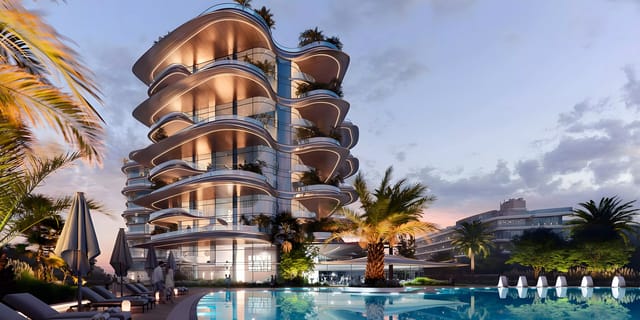 View SLS Residences Palm Jumeirah - Roya Lifestyle Development Development SLS Residences Palm Jumeirah - Luxury Apartment, Duplex in Dubai, Palm Jumeirah, SLS Residences the Palm by Roya Lifestyle Development