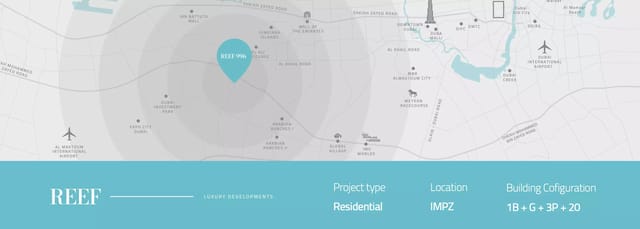 Reef 996 - Luxury Apartment in Dubai, Dubai Production City (IMPZ) by Reef Luxury Development