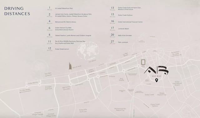 Ellington Art Bay - Luxury Apartment in Dubai, Al Jaddaf, Art Bay by Ellington