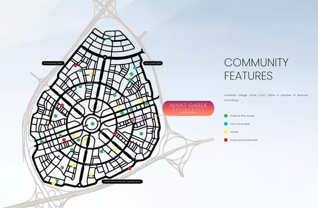 View Avant Garde Residences - Skyline Builders Development Avant Garde Residences - Luxury Apartment in Dubai, Jumeirah Village Circle, Avant Garde Residences by Skyline Builders