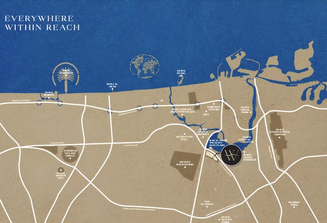 The Waterway - Luxury Apartment in Dubai, Mohammed Bin Rashid City, The Waterway by Prestige One by Prestige One Developments