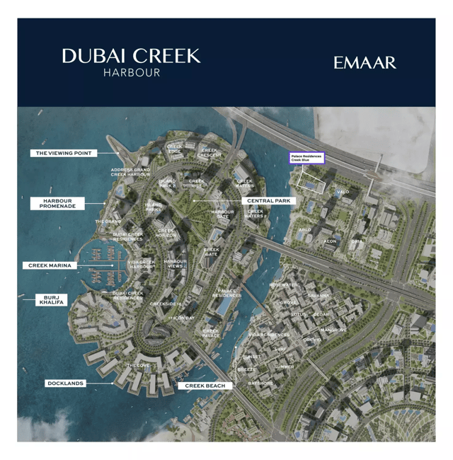 Palace Residences Creek Blue - Emaar Properties Development - Image 14 of 14
