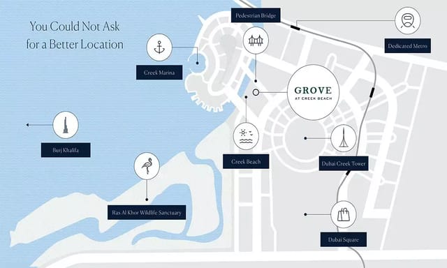 Creek Beach Grove by Emaar Properties - View Image 7 Creek Beach Grove - Emaar Properties Development - Image 7 of 7
