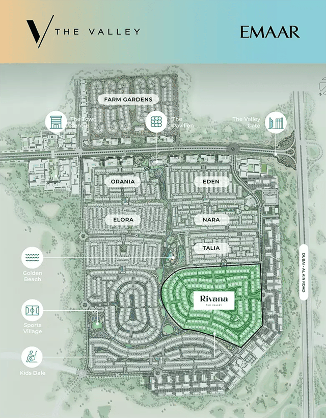 Rivana The Valley by Emaar Properties - View Image 6 Rivana The Valley - Emaar Properties Development - Image 6 of 6