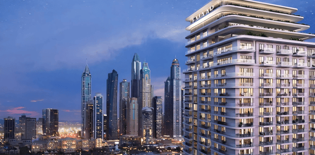 View Emaar Beachgate - Emaar Properties Development Emaar Beachgate - Luxury Apartment, Penthouse in Dubai, Dubai Harbour, EMAAR Beachfront, Beachgate by Address by Emaar Properties