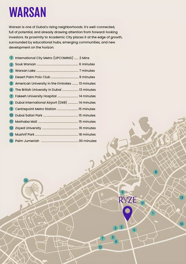 Ryze - Luxury Apartment in Dubai, International City by Aum One