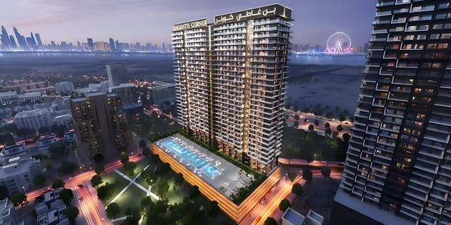 Binghatti Corner - Luxury Apartment in Dubai, Jumeirah Village Circle, Binghatti Corner by Binghatti Developers