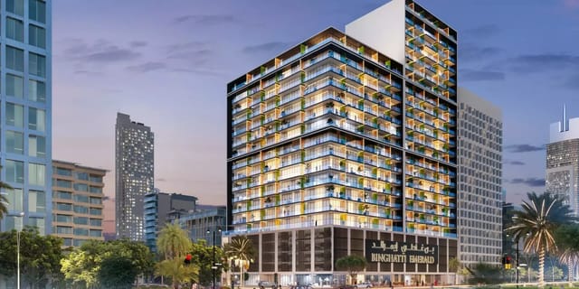 Binghatti Emerald - Luxury Apartment in Dubai, Jumeirah Village Circle, Binghatti Emerald by Binghatti Developers