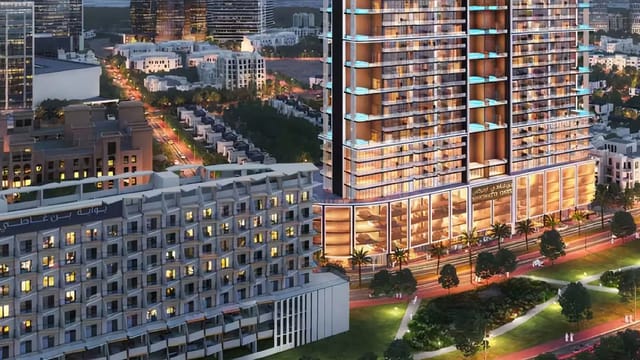 View Binghatti Onyx - Binghatti Developers Development Binghatti Onyx - Luxury Apartment in Dubai, Jumeirah Village Circle, Binghatti Onyx by Binghatti Developers