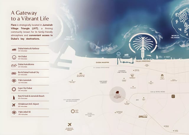 Binghatti Flare 01 - Luxury Apartment in Dubai, Jumeirah Village Triangle, District 2, Binghatti Flare by Binghatti Developers