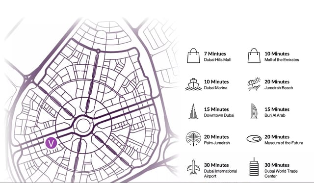 Violet Tower - Luxury Apartment in Dubai, Jumeirah Village Circle, Violet Tower by Dubai Investment Properties