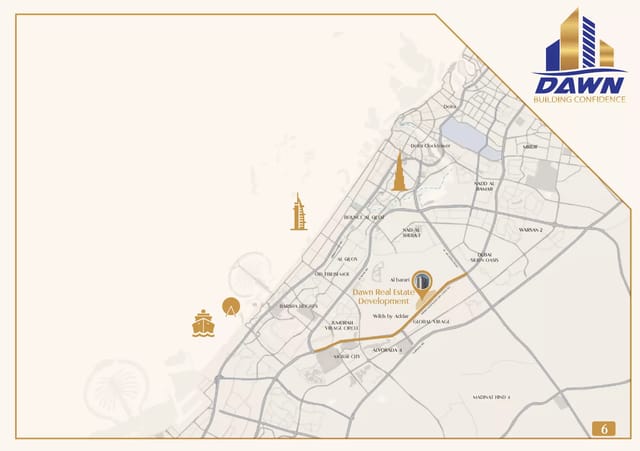 Rapunzel Tower - Luxury Apartment in Dubai, Living Legends, Rapunzel by Dawn Real Estate Development