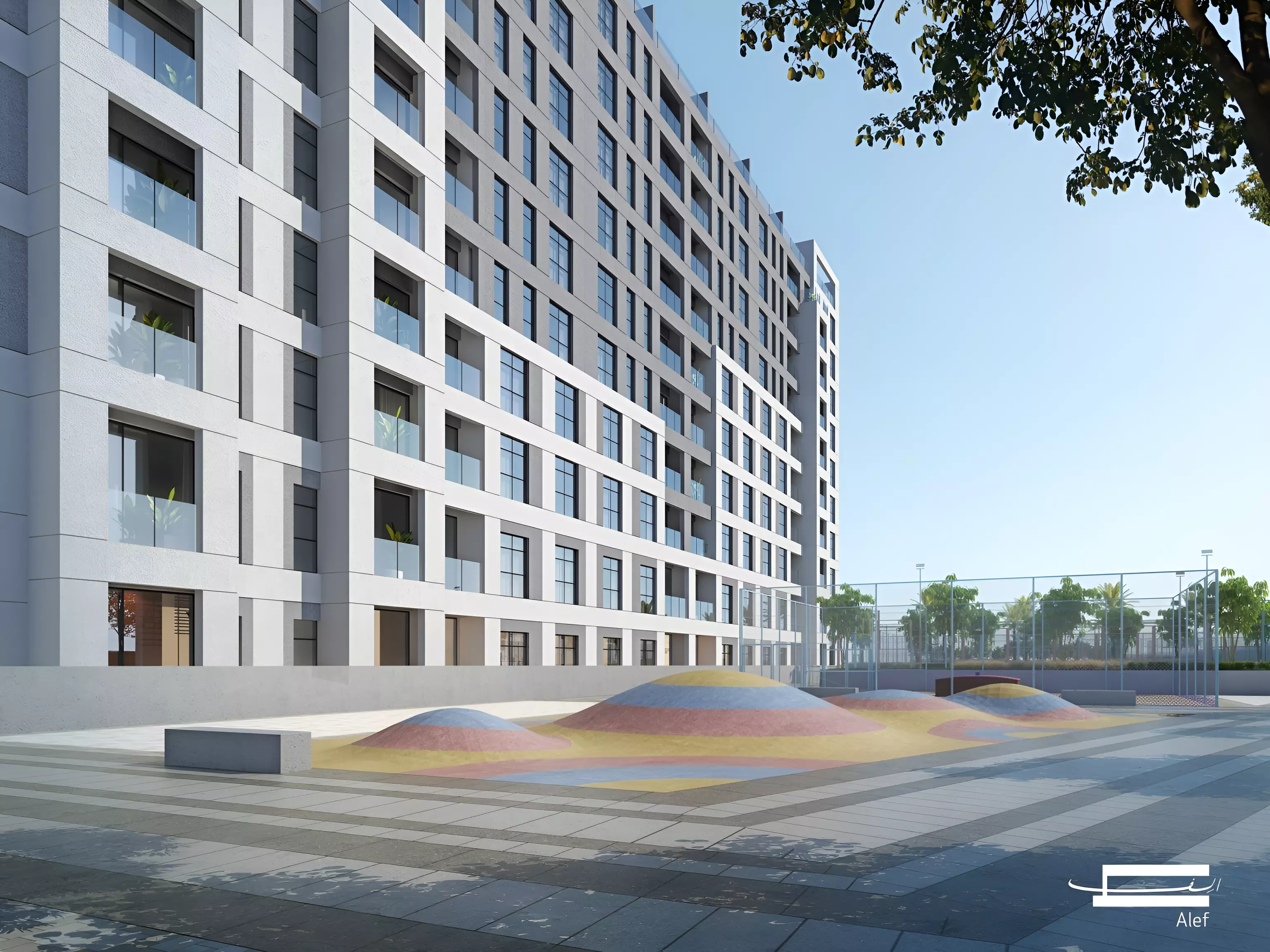 View Suroor Phase 2 By Alef Group - Alef Group Development Suroor Phase 2 By Alef Group - Luxury Apartment in Sharjah, Muwaileh, Al Mamsha by Alef Group