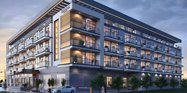 View Elysee Heights - Pantheon Development Development Elysee Heights - Luxury Apartment in Dubai, Jumeirah Village Circle, Pantheon Elysee Heights by Pantheon Development