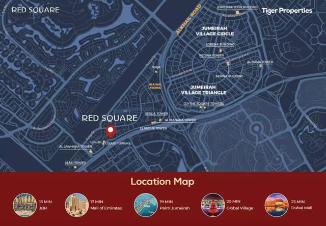 Red Square Tower by Tiger Properties - View Image 8 Red Square Tower - Tiger Properties Development - Image 8 of 8