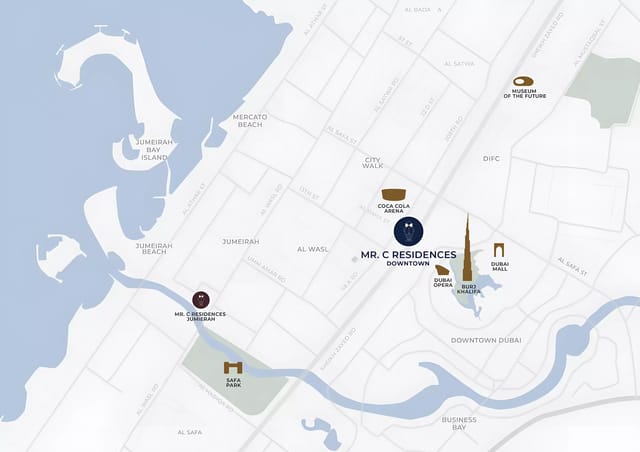 Mr C Residences Downtown - Luxury Apartment in Dubai, Downtown Dubai by Alta Real Estate Development