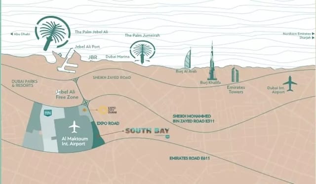 South Bay Phase 6 By Dubai South - Luxury Townhouse, Villa in Dubai, Dubai South (Dubai World Central), South Bay by Dubai South