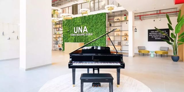 UNA Apartments - Luxury Apartment in Dubai, Town Square, UNA Apartments by Nshama