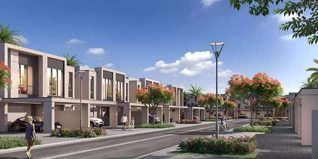Shams Townhouses - Luxury Townhouse in Dubai, Town Square, Shams Townhouses by Nshama