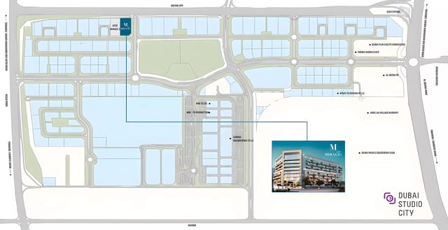 Azizi Mirage 1 - Luxury Apartment in Dubai, Dubai Studio City, Azizi Mirage by Azizi Developments