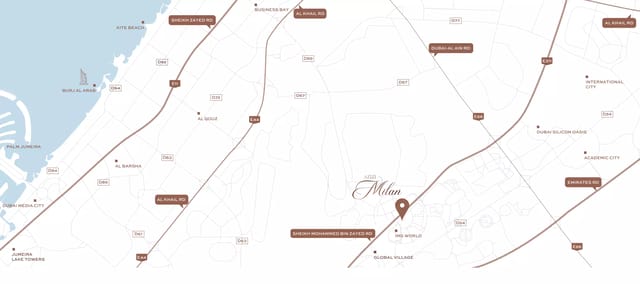 Azizi Milan by Azizi Developments - View Image 11 Azizi Milan - Azizi Developments Development - Image 11 of 12