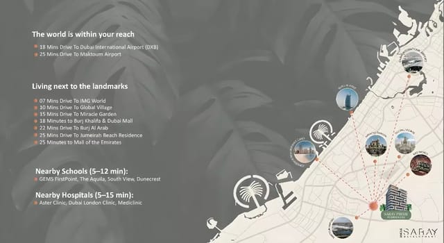 View Saray Prime Residence - Unique Saray Development Development Saray Prime Residence - Luxury Apartment in Dubai, Dubai Land Residence Complex by Unique Saray Development