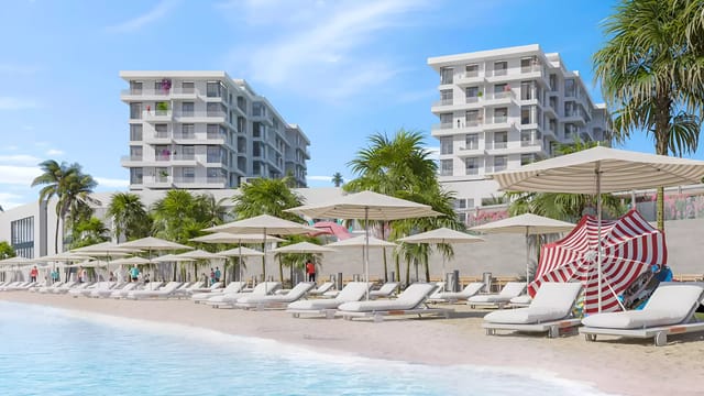 View Blue Waves At Bluebay Walk - Ajmal Makan Development Blue Waves At Bluebay Walk - Luxury Apartment in Sharjah, Sharjah Waterfront City, Ajmal Makan City, Bluebay Walk by Ajmal Makan